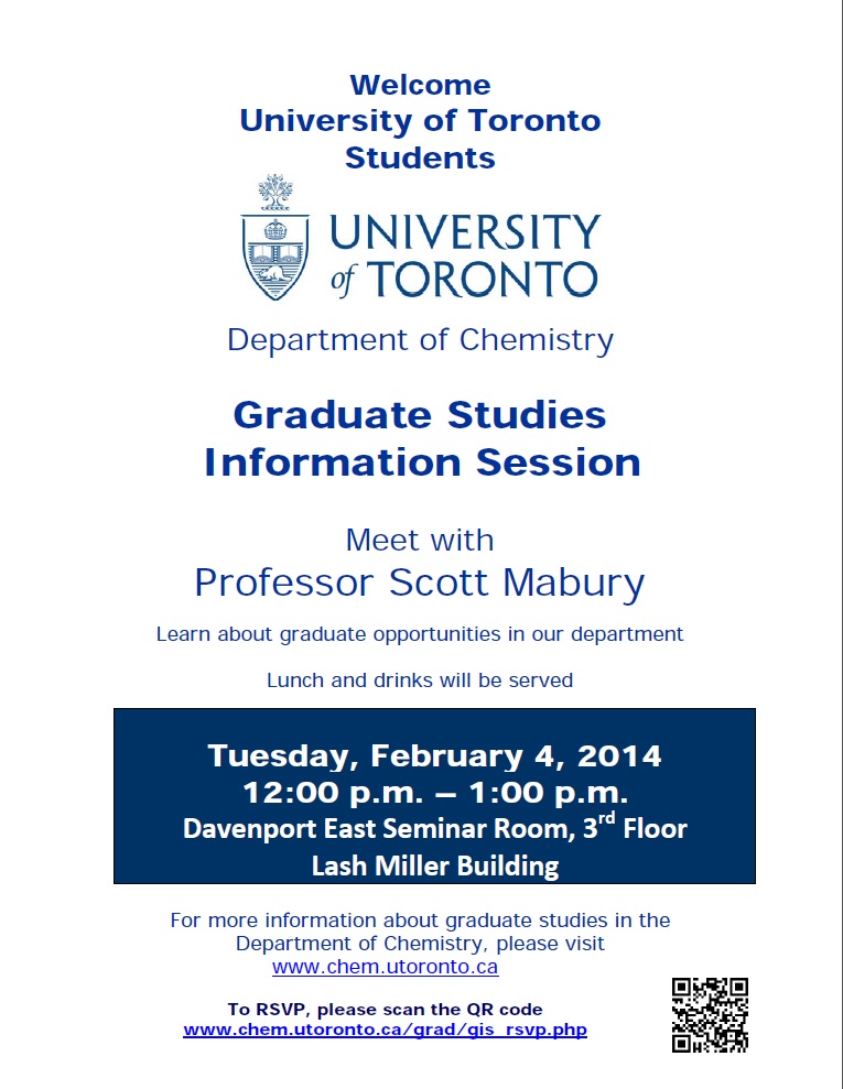 Graduate Studies information Session